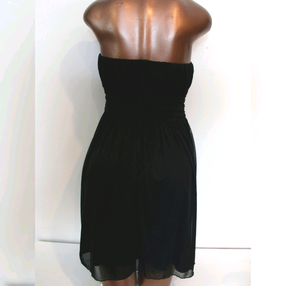Strapless Formal Black Dress - Picture 2 of 5